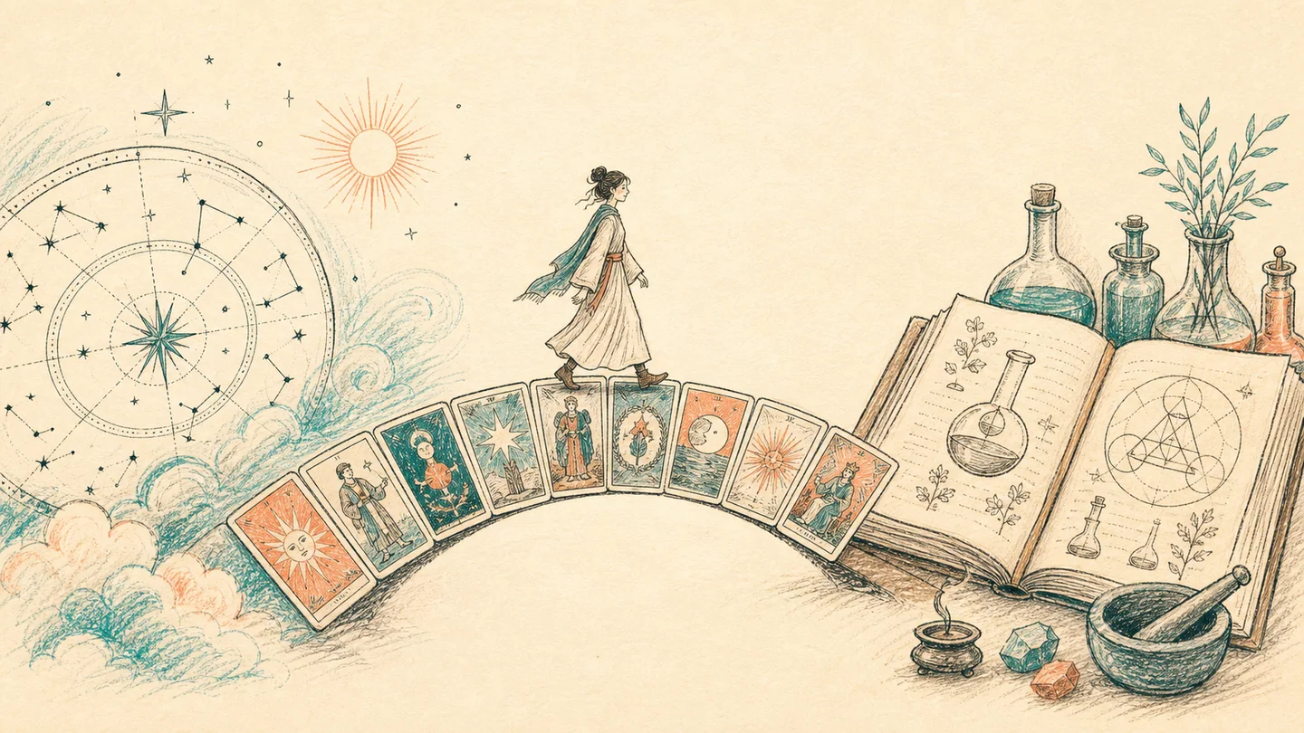 A Panorama of Western Occultism: Exploring Core Systems from Tarot to Astrology主题插图