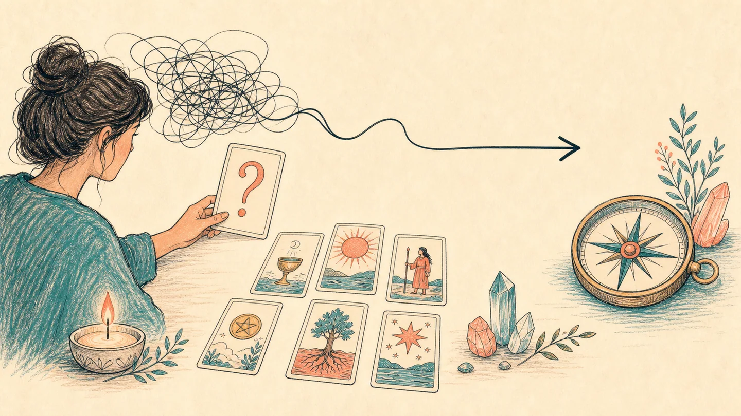 How to Ask a Great Question: The Key to Unlocking Deep Wisdom in Tarot主题插图