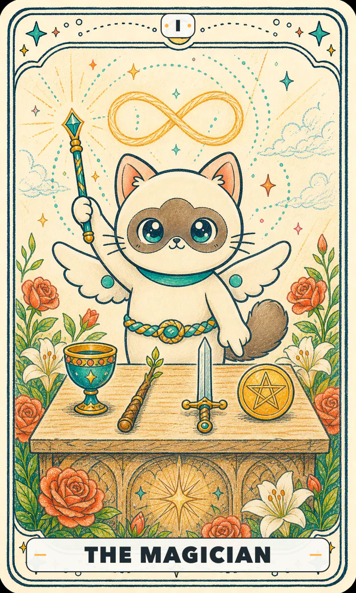 The Magician Tarot card image